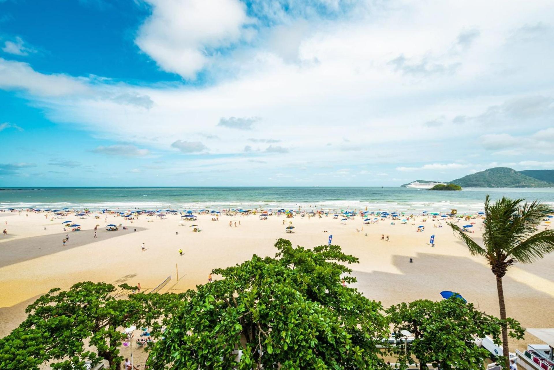 Apto Pe Na Areia Com Linda Vista Frente Mar Cel403 Lejlighed Balneário Camboriú Eksteriør billede